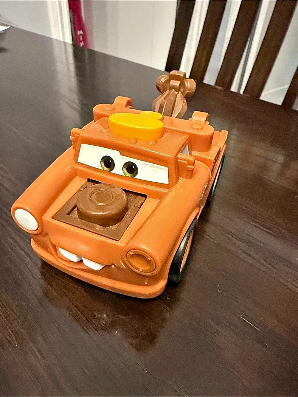 Tonka Tow Mater Tow Truck Toy Orange & Brown